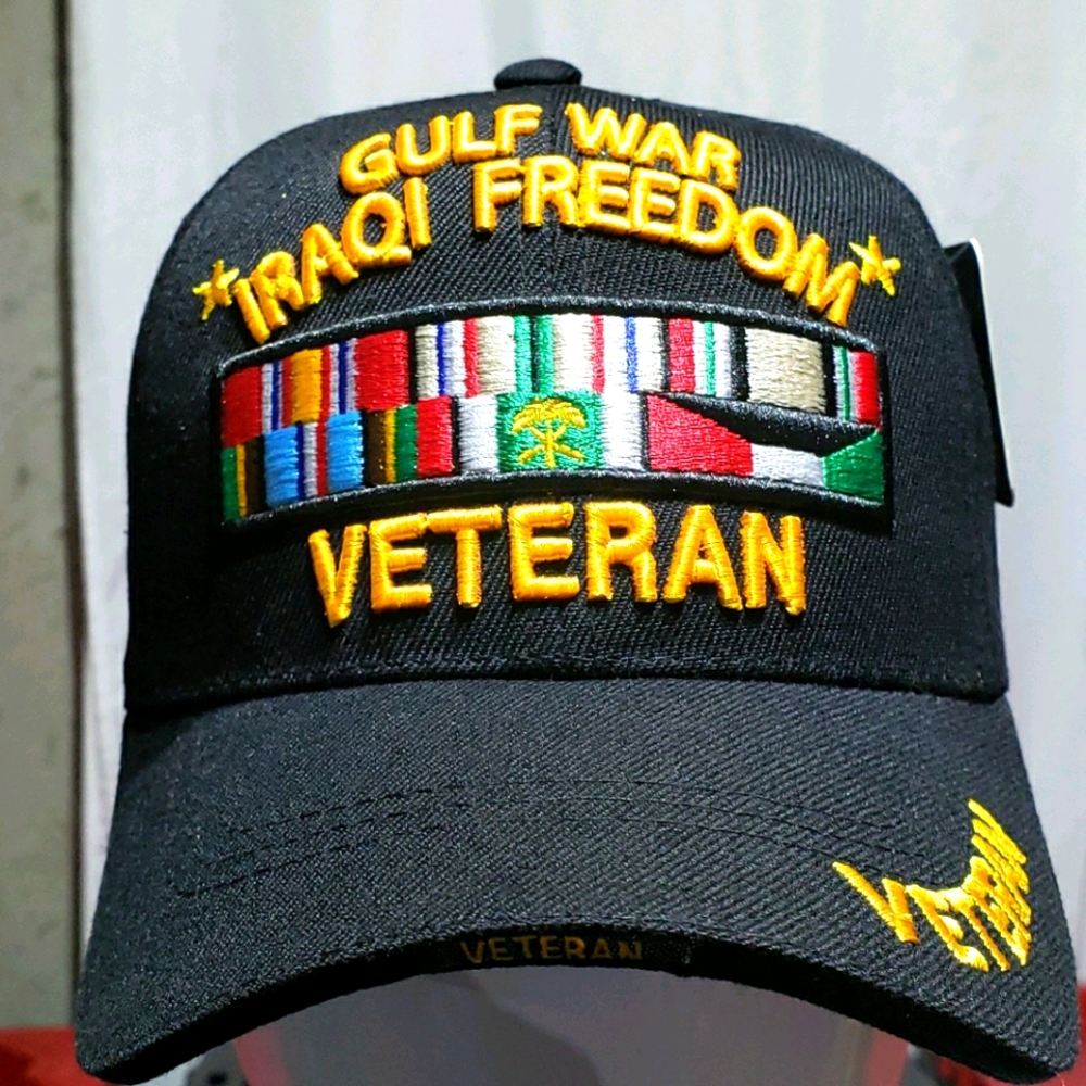 MILITARY  GULF WAR IRAQI FREEDOM VETERAN Hat